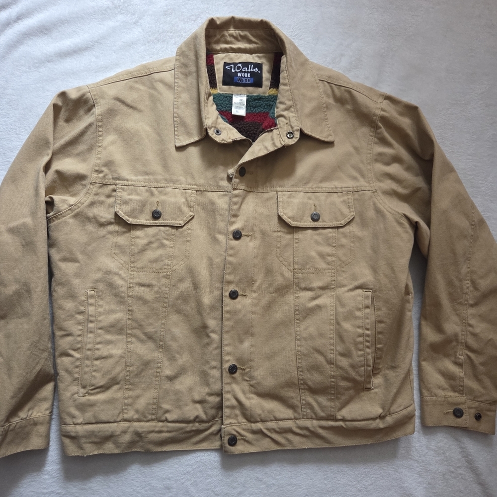 Vintage Walls Work Wear Chore Jacket Detroit‎ Style Lined Mens XL